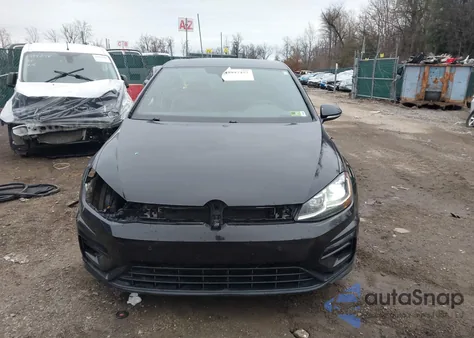 2018 Volkswagen Golf R 2.0T W/Dcc Navigation from USA, damaged, VIN WVWWF7AU8JW183679